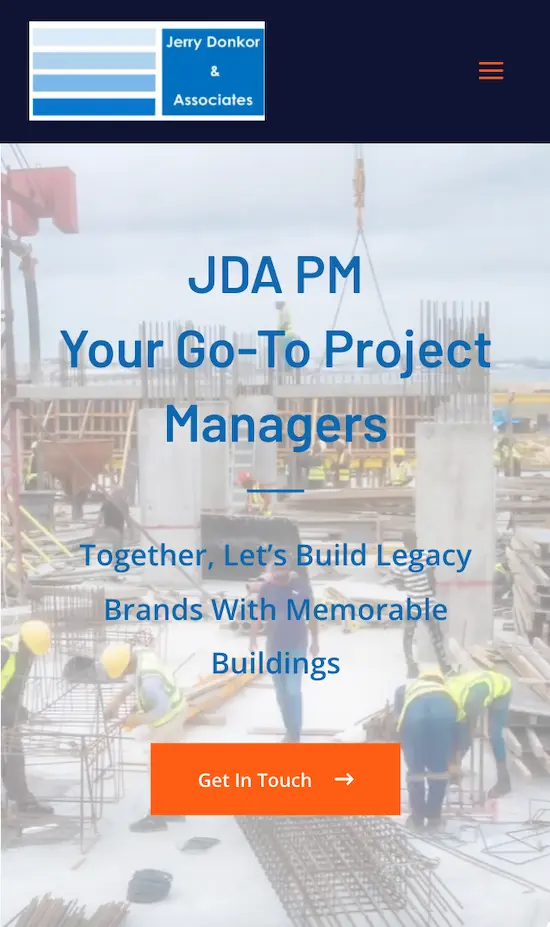 Jerry Donkor & Associates project screenshot